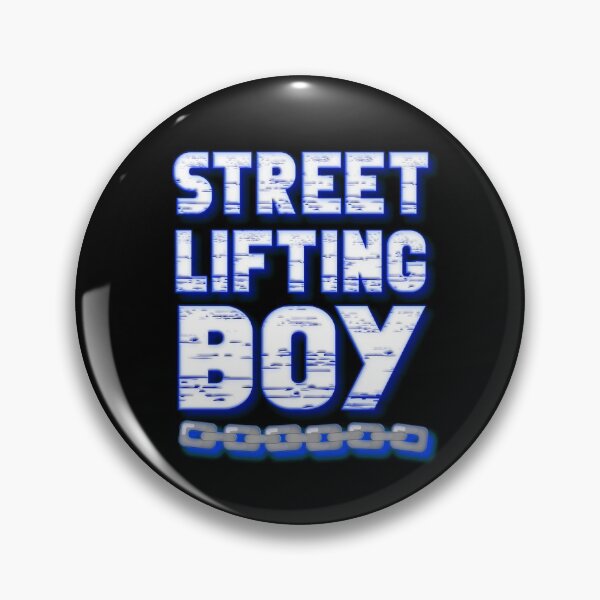 Item preview, Streetlifting Boy, Grunge. White and Blue. Chain designed and sold by ACC .