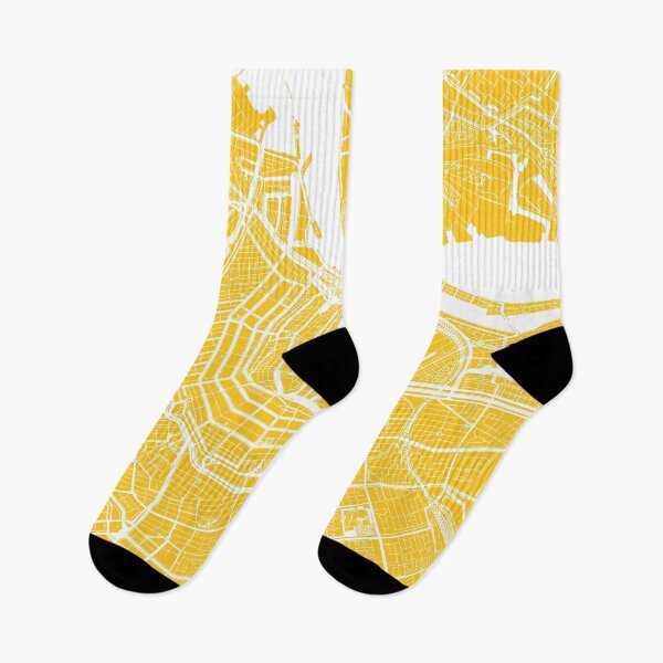 Item preview, Amsterdam, Netherlands, City Map - Yellow designed and sold by helloadventure.