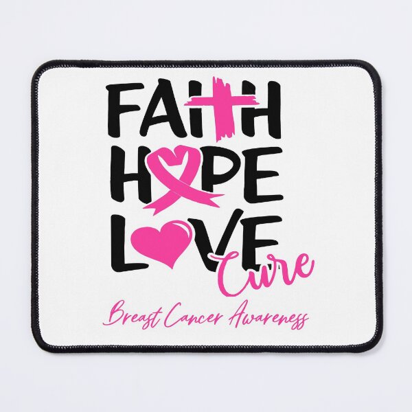 Item preview, Faith Hope Love Cure Breast Cancer Awareness designed and sold by Grooffos.