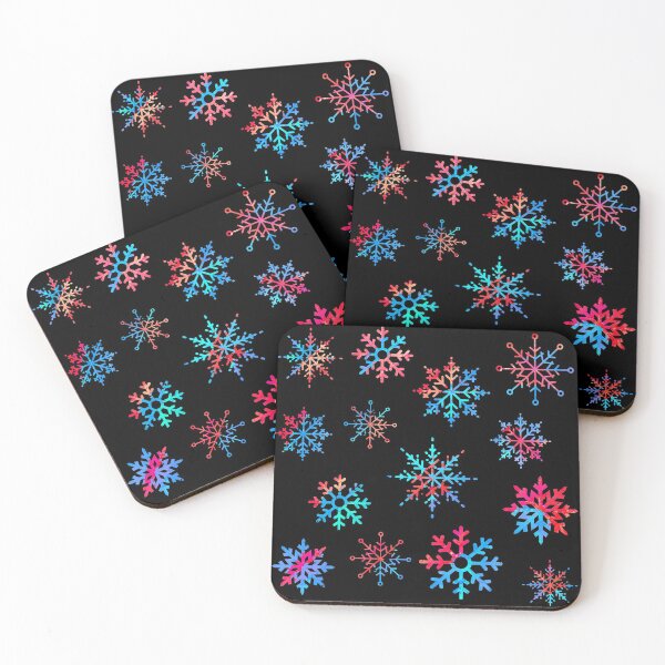 Item preview, Colorblocked Snowflake Art designed and sold by SYNTASTIC.