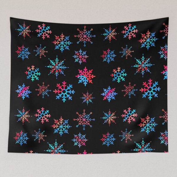 Item preview, Colorblocked Snowflake Art designed and sold by SYNTASTIC.