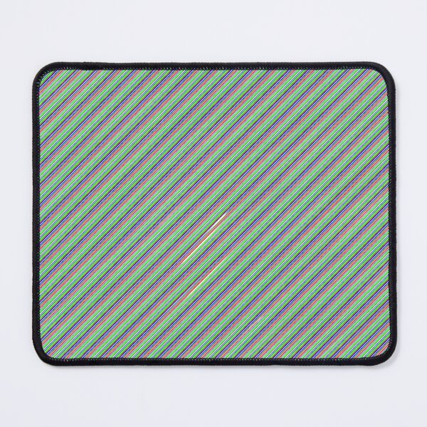 Item preview, Blue green and red illusion stripes designed and sold by qlobba.