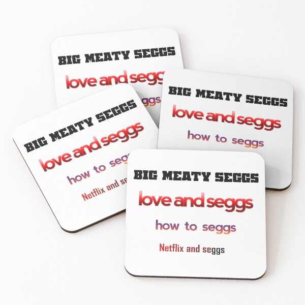 Item preview, Seggs Word - Love and Seggs Big Meaty Seggs How to Seggs Netflix and Seggs Funny 4 Sticker Pack designed and sold by andrei49387.