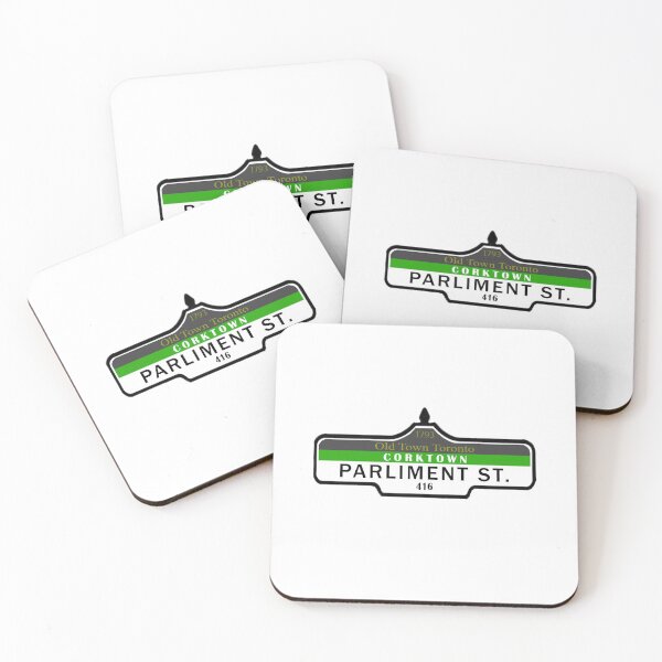 Item preview, Parliament St. - Toronto street sign - sticker, dad hat, shirt designed and sold by CNDPopculture.