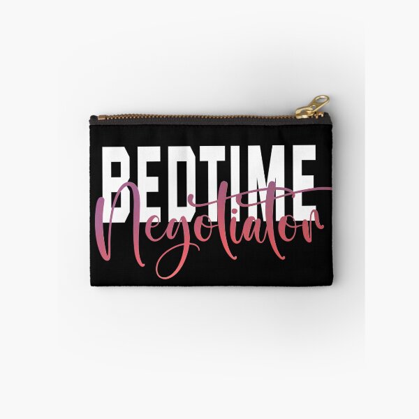 Item preview, Bedtime Negotiator Funny Parenting Quote designed and sold by AloraDawnEve.