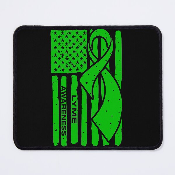 Item preview, Lyme Awareness Ribbon American Flag designed and sold by Tadmab.