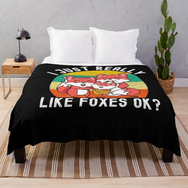 Item preview, I Just Really Like Foxes Ok Fox Lover designed and sold by Club7Studios.
