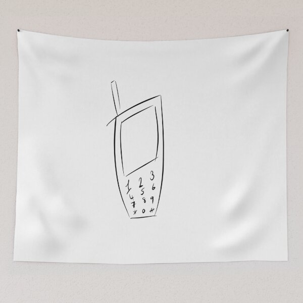 Item preview, retro mobile phone designed and sold by qlobba.