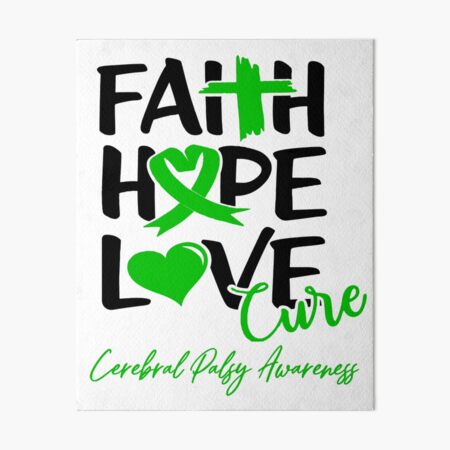 Item preview, Faith Hope Love Cure Cerebral Palsy Awareness designed and sold by Grooffos.