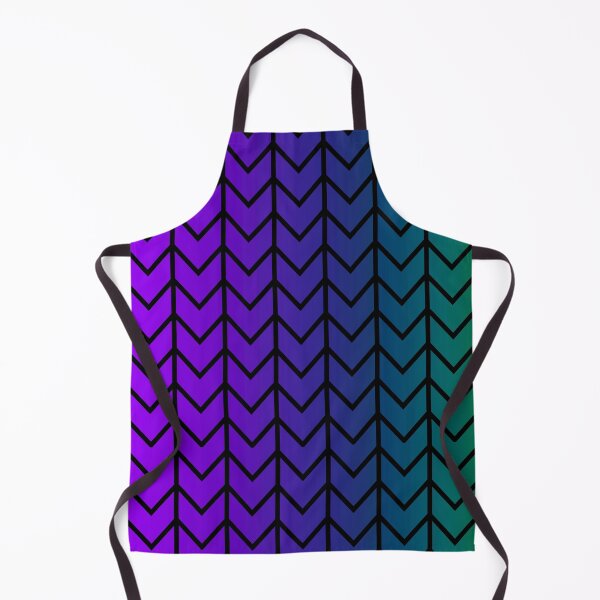 Item preview, Purple, Blue, Green Striped Gradient Chevron designed and sold by ColorPopArtBoutique.