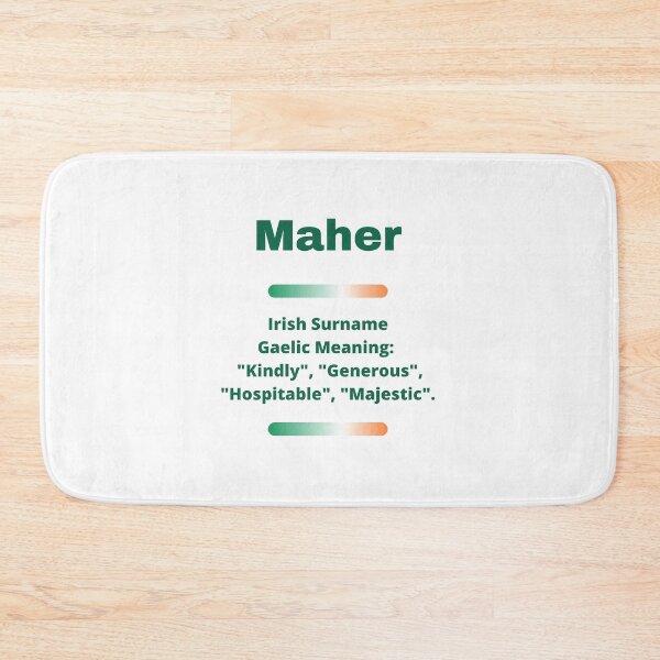Item preview, Maher Family Surname Meaning designed and sold by teewearstyle.