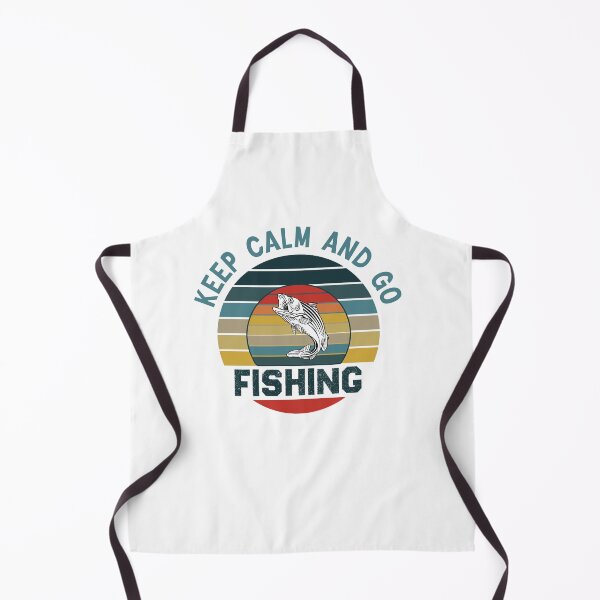 Artikelvorschau, cooles „Keep Calm And Go Fishing“-Vintage-Retro entworfen und verkauft von Shorim.