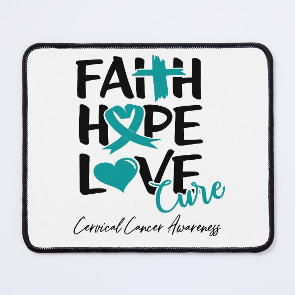 Item preview, Faith Hope Love Cure Cervical Cancer Awareness designed and sold by Grooffos.