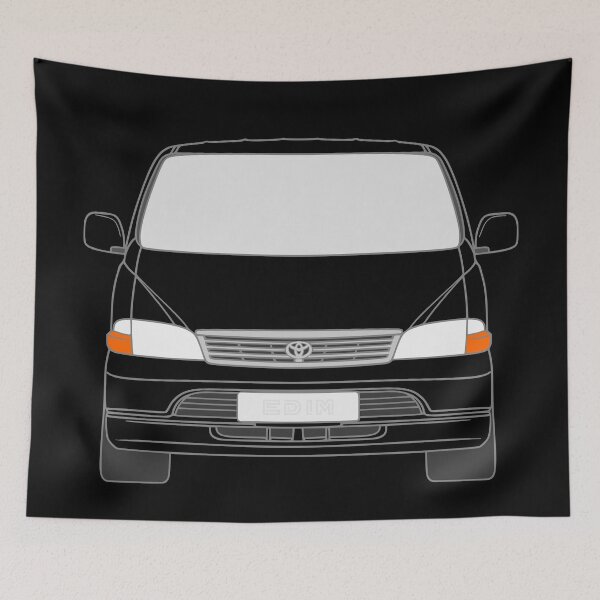 Item preview, Toyota Hiace Van Front View designed and sold by EdimDesign.