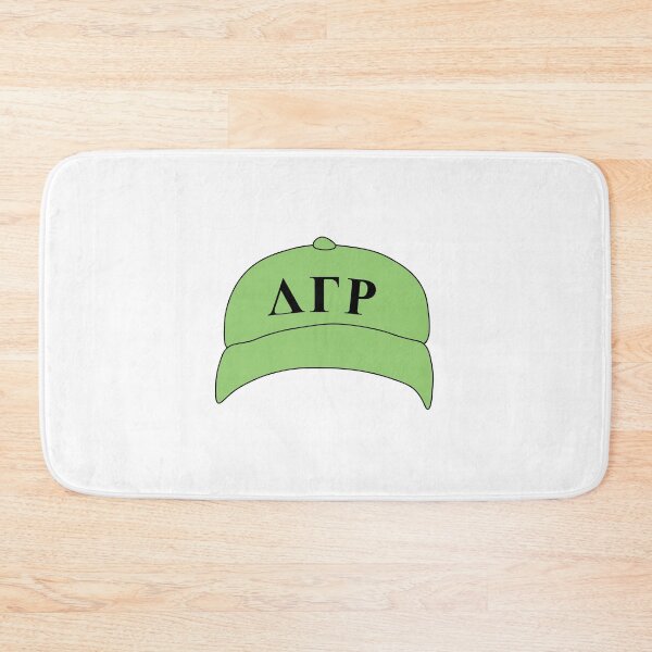 Item preview, Delta Gamma Rho Neon Hat sticker designed and sold by larajharper.