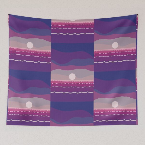 Item preview, Ocean Sunset – Purple designed and sold by susys-doodles.