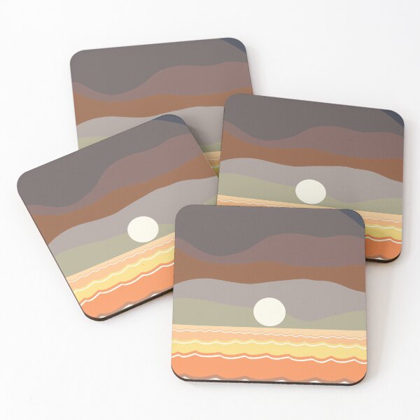 Item preview, Ocean Sunset – Brown designed and sold by susys-doodles.