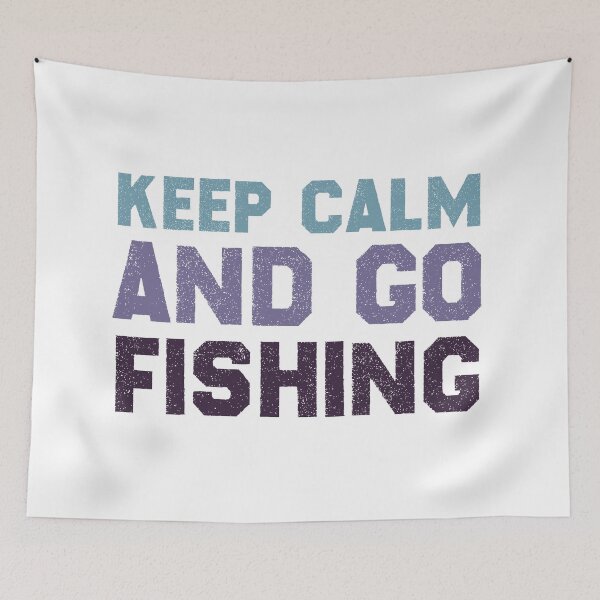 Item preview, Keep Calm And Go Fishing vintage retro designed and sold by Shorim.