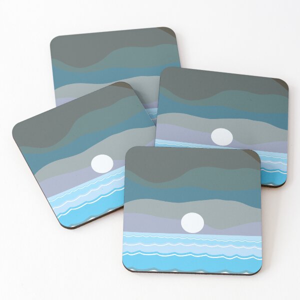 Item preview, Ocean Sunset – Blue designed and sold by susys-doodles.