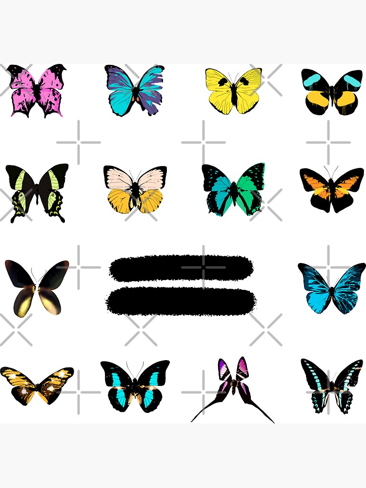 Ed Sheeran Subtract Watercolor Tee, Guitar & Butterflies
