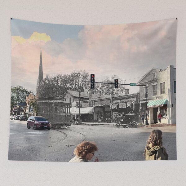 Item preview, Mashup Geneva, IL - Old Trolly at 3rd and State designed and sold by Shumway  Studio.