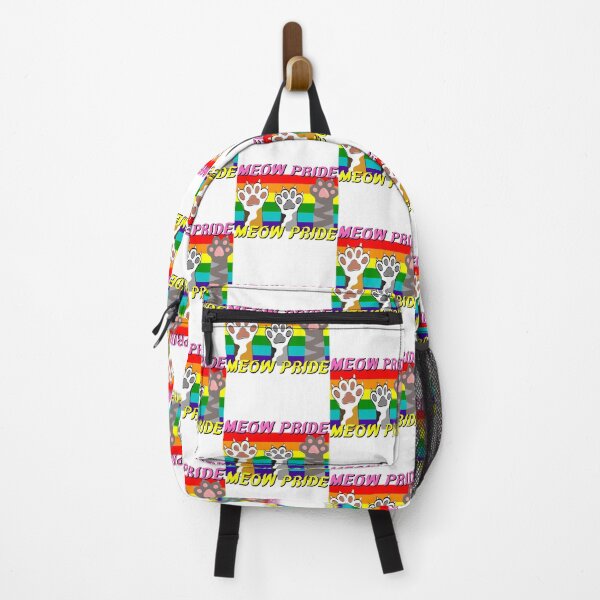 Item preview, Meow Pride - Cat Pride Rainbow Flag designed and sold by Rainbows Rock.