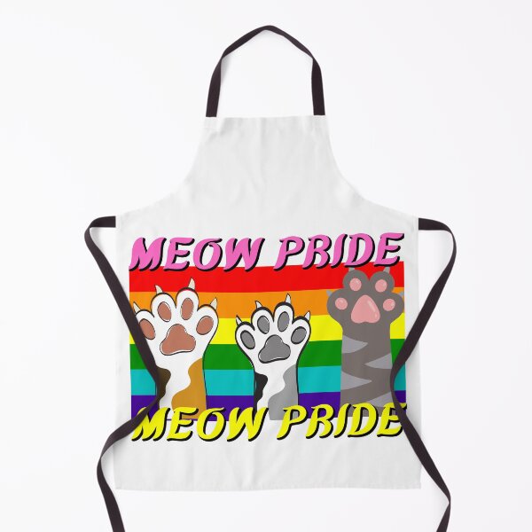 Item preview, Meow Pride - Cat Pride Rainbow Flag designed and sold by Rainbows Rock.