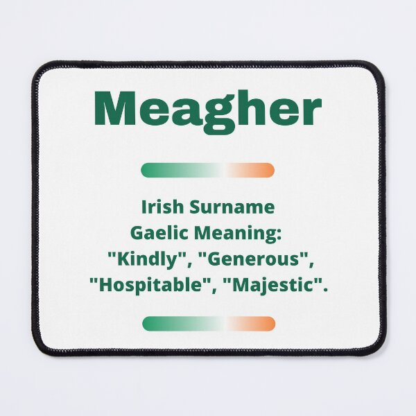 Item preview, Meagher Family Surname Meaning designed and sold by teewearstyle.