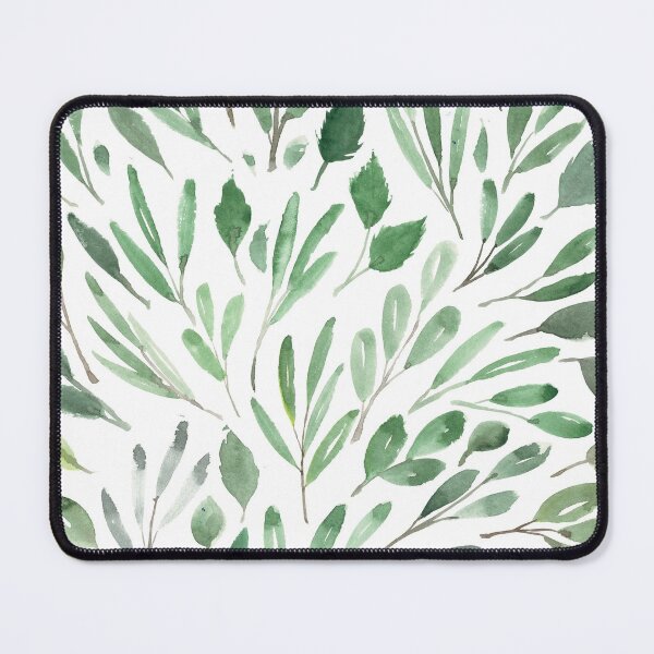Item preview, Leaf Pattern Watercolor Illustration designed and sold by Danica Templeton.