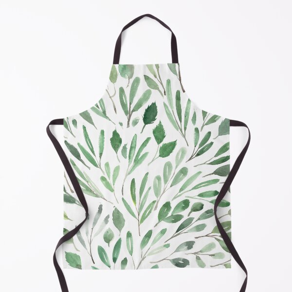 Item preview, Leaf Pattern Watercolor Illustration designed and sold by Danica Templeton.