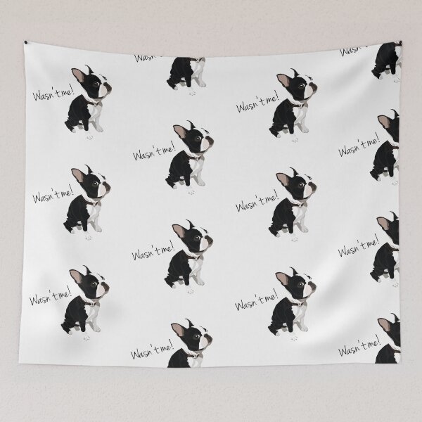 Item preview, Wasnt Me!  Boston Terrier  designed and sold by dzk9designs.