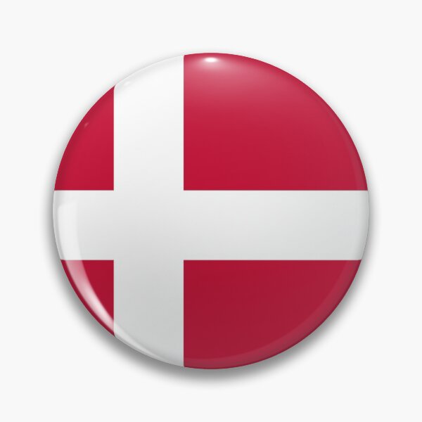 Item preview, Danish Flag designed and sold by TinaJostDesigns.