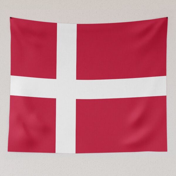 Item preview, Danish Flag designed and sold by TinaJostDesigns.
