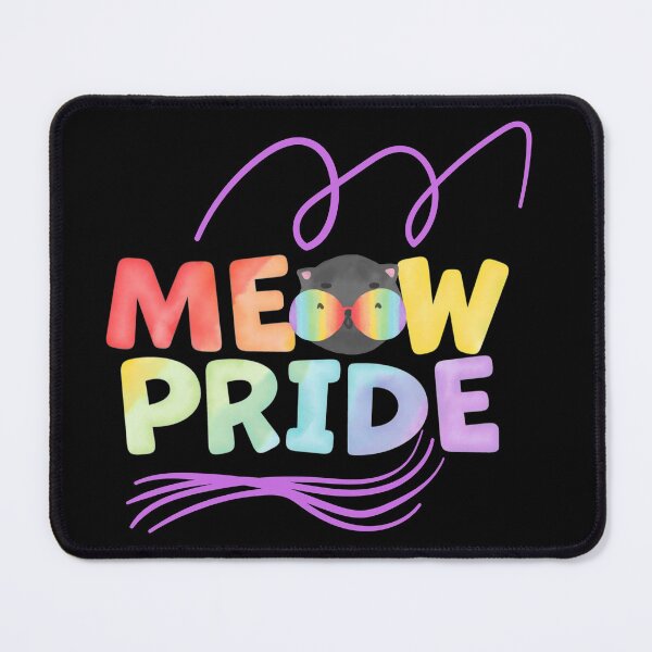 Item preview, Meow Pride - Cat Pride Rainbow Flag designed and sold by Rainbows Rock.