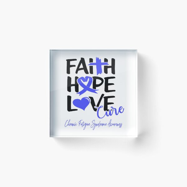 Item preview, Faith Hope Love Cure Chronic Fatigue Syndrome Awareness designed and sold by Grooffos.