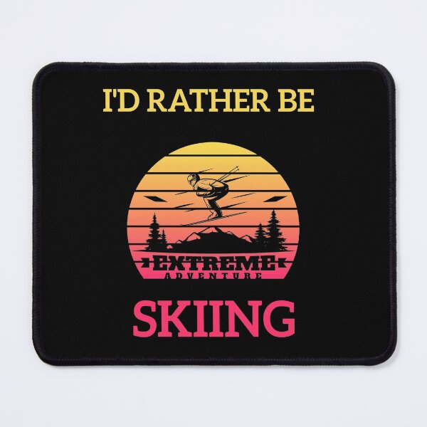 Item preview,  I'd Rather To Be Skiing: Vintage ski t-shirt designed and sold by GutsStore.