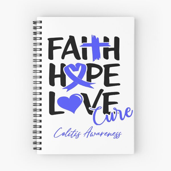 Item preview, Faith Hope Love Cure Colitis Awareness designed and sold by Grooffos.