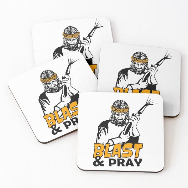 Item preview, Blast and Pray; Sandblasting; designed and sold by StickerApe.