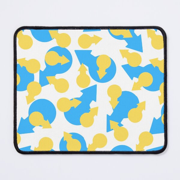 Item preview, EPS Gender Yellow and blue patterned designed and sold by Rainbows Rock.