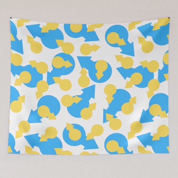 Item preview, EPS Gender Yellow and blue patterned designed and sold by Rainbows Rock.