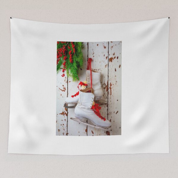 Item preview, Ice Skates Hanging On White Wall designed and sold by Garry Gay.