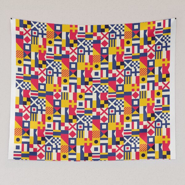 Item preview, Flag Semaphore Pattern designed and sold by Daribo.