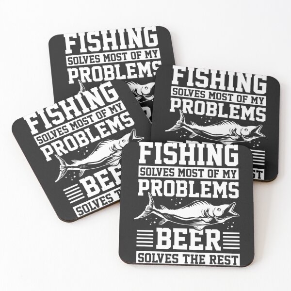 Item preview, Fishing Beer Solves designed and sold by StarcyWol.
