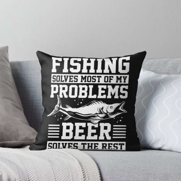 Item preview, Fishing Beer Solves designed and sold by StarcyWol.