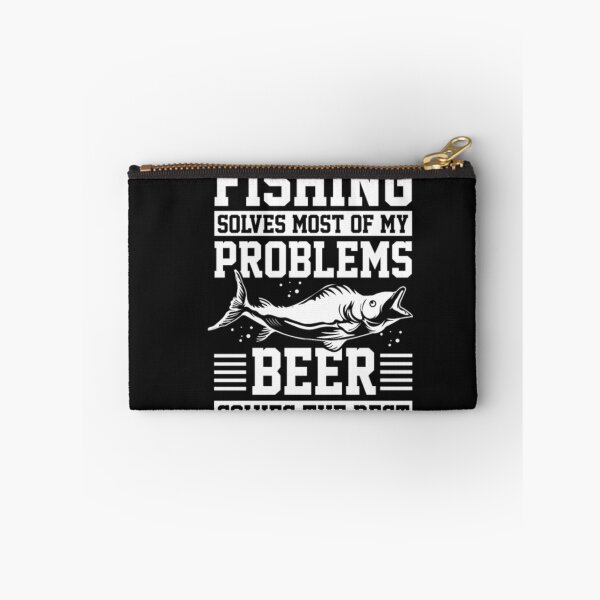 Item preview, Fishing Beer Solves designed and sold by StarcyWol.