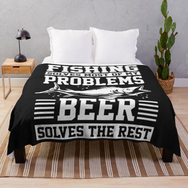 Item preview, Fishing Beer Solves designed and sold by StarcyWol.