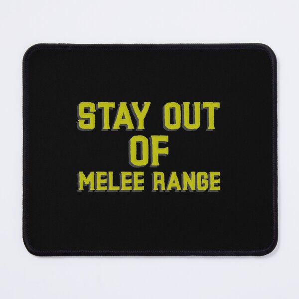 Item preview, Stay Out of Melee Range Mask designed and sold by henes88.