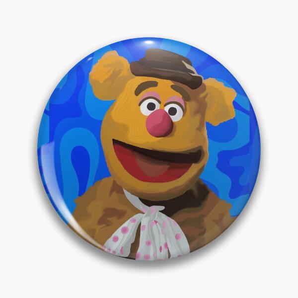 Item preview, Fozzie Bear Painting (version 2/2 - blue background) designed and sold by Jessiwins19.