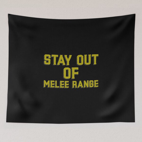 Item preview, Stay Out of Melee Range Mask designed and sold by henes88.