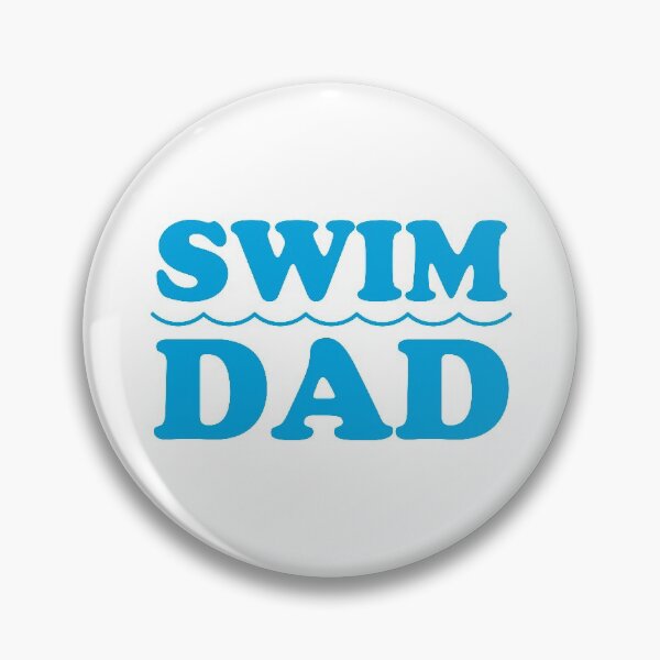 Item preview, Swim Dad Blue designed and sold by cmd-art.